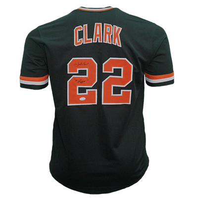 Jack Clark Autographed San Francisco Pro Style Baseball Jersey Black (JSA) "The Ripper" Inscription Included