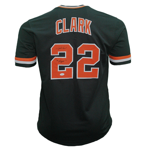 Jack Clark Autographed San Francisco Pro Style Baseball Jersey Black (JSA) "The Ripper" Inscription Included