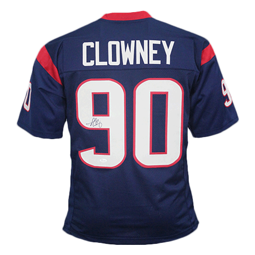 Jadeveon Clowney Signed Houston Football Jersey Navy (JSA)