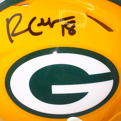 Randall Cobb Signed Green Bay Packers Speed Mini Football Helmet (JSA)