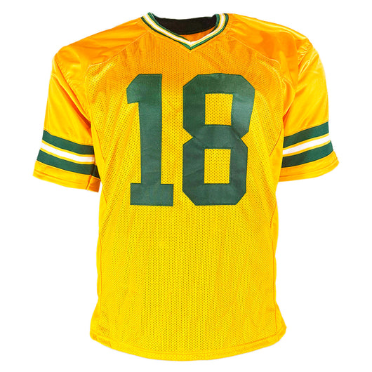 Randall Cobb Signed Green Bay Yellow Football Jersey (JSA)