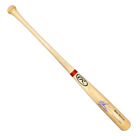 Bartolo Colon Signed Big Sexy Inscription Rawlings Pro Blonde Red Ring Baseball Bat  (JSA)