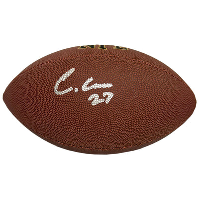 Chamarri Conner Signed Wilson Official NFL Replica Football (Beckett)