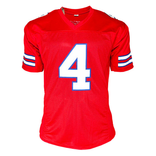James Cook Signed Buffalo Red Football Jersey (Beckett)