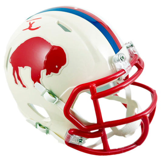 James Cook Signed Buffalo Bills Retro Speed Mini Football Helmet (Beckett)