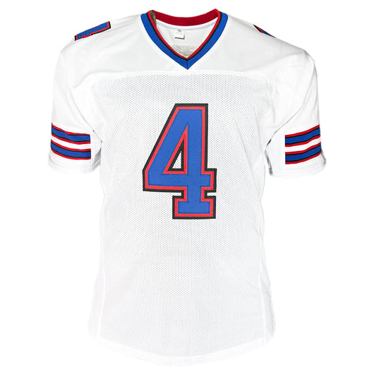 James Cook Signed Buffalo White Football Jersey (Beckett)