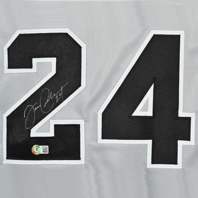 Joe Crede Signed Chicago Grey Baseball Jersey (Beckett)