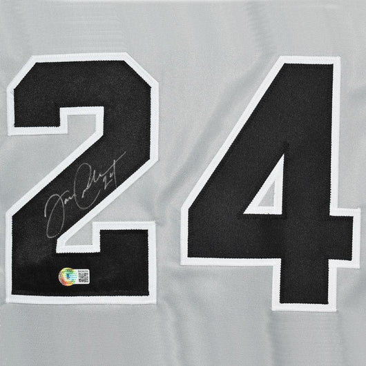 Joe Crede Signed Chicago Grey Baseball Jersey (Beckett)