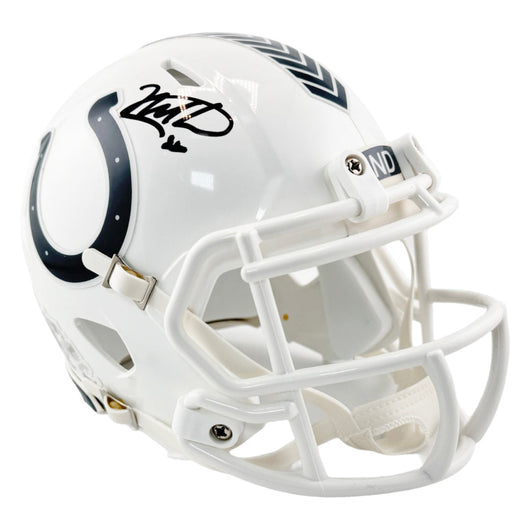 Nick Cross Signed Indianapolis Colts Salute to Service 2024 Mini Football Helmet (JSA)