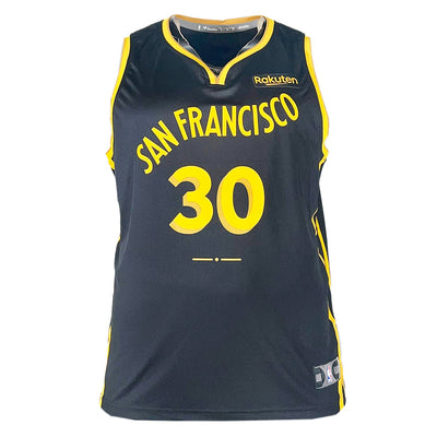 Steph Curry Authentic Golden State Warriors Black Medium Unsigned Fanatics Basketball Jersey