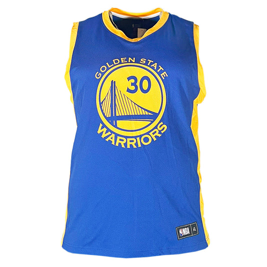 Steph Curry Authentic Golden State Warriors Blue XXL Unsigned Fanatics Basketball Jersey