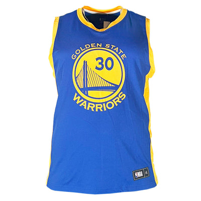 Steph Curry Authentic Golden State Warriors Blue XL Unsigned Fanatics Basketball Jersey