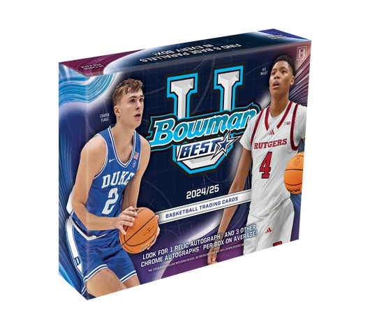2024-25 Bowman's Best University Basketball Hobby 12 Box Case