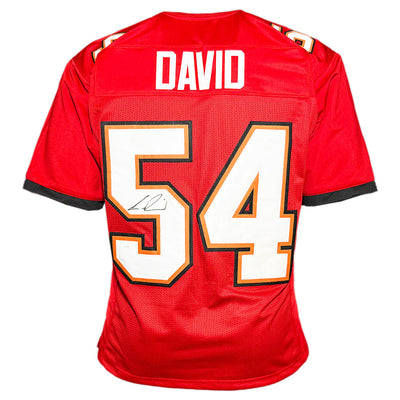 Lavonte David Signed Tampa Bay Red Football Jersey (JSA)