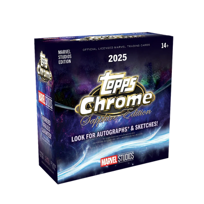 2025 Topps Chrome Sapphire Edition Marvel Studios Hobby Box