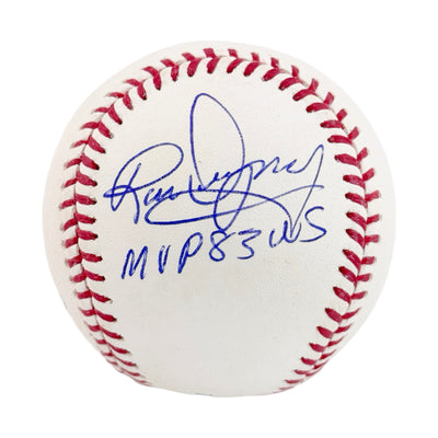 Rick Dempsey Signed MVP 83 WS Inscription Rawlings Official Major League Baseball (JSA)