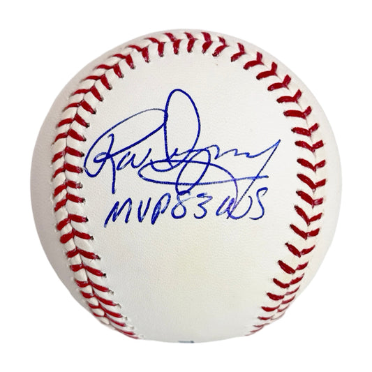 Rick Dempsey and Brooks Robinson Signed with MVP Inscriptions Rawlings Official Major League Baseball (JSA)