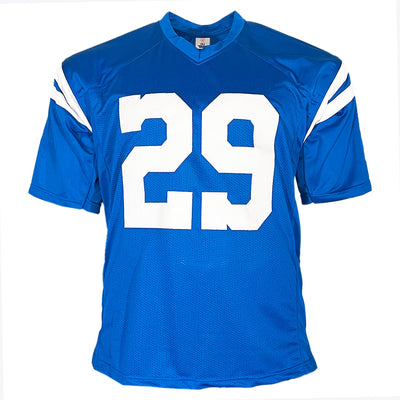 Eric Dickerson Signed HOF Indianapolis Blue Football Jersey (Beckett)