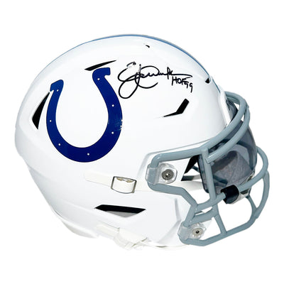 Eric Dickerson Signed HOF 99 Inscription Indianapolis Colts Midi SpeedFlex Football Helmet (Beckett)