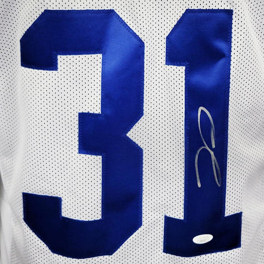 Trevon Diggs Signed Dallas White Rookie Jersey Football Jersey (JSA)