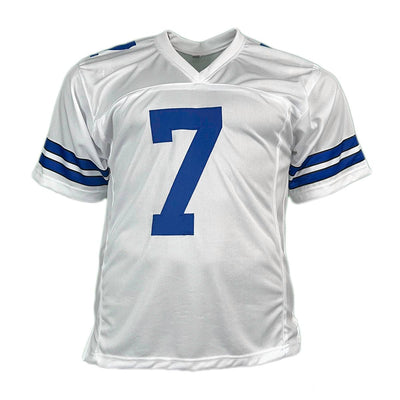 Trevon Diggs Signed Dallas White Football Jersey (JSA)