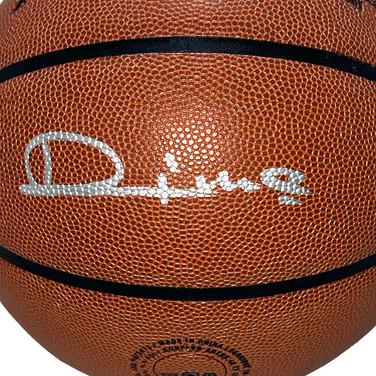 Vlade Divac Signed Los Angeles Lakers Wilson NBA Team Logo Basketball (Beckett)