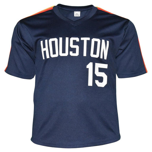 Doug Drabek Signed Houston Blue Baseball Jersey (JSA)