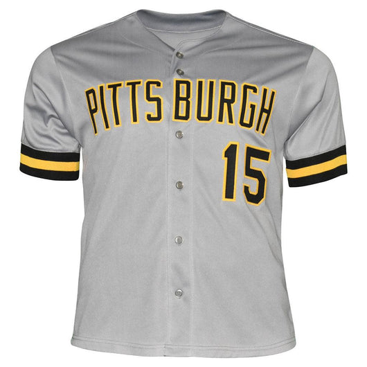 Doug Drabek Signed 90 NL CY Inscription Pittsburgh Grey Baseball Jersey (JSA)