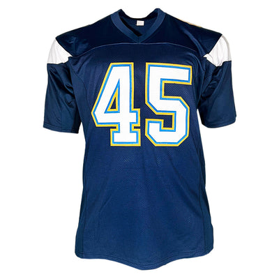 Speedy Duncan Signed San Diego Navy Football Jersey (JSA)