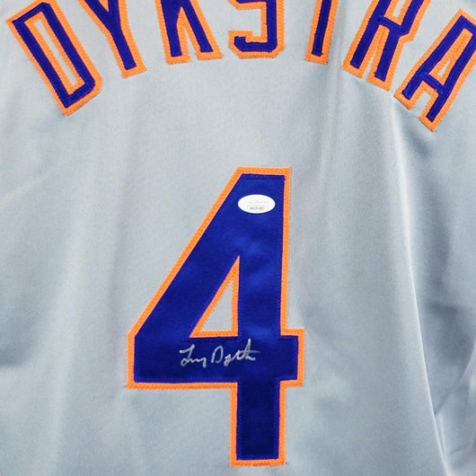 Lenny Dykstra Signed New York Grey Baseball Jersey (JSA)
