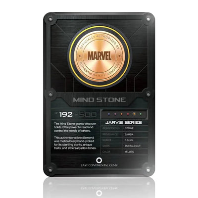 Infinity Saga Jarvis Series Mind Stone Scaled Replica