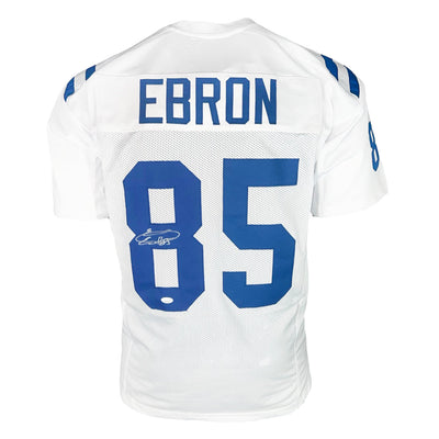 Eric Ebron Signed Indianapolis White Football Jersey (JSA)