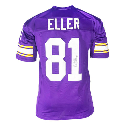 Carl Eller Signed Minnesota Purple Football Jersey (Beckett)