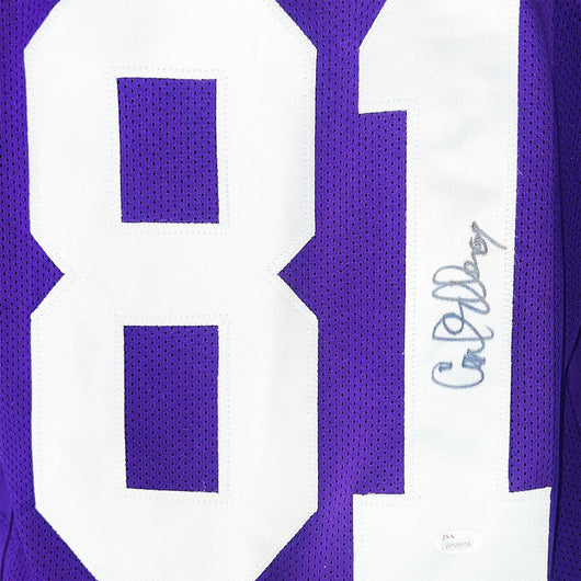 Carl Eller Signed Minnesota Purple Football Jersey (Beckett)