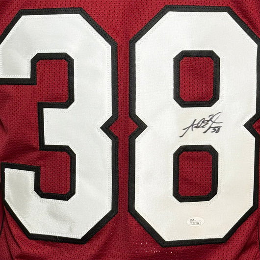 Andre Ellington Signed Arizona Red Football Jersey (JSA)