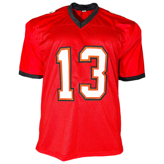 Mike Evans Signed Tampa Bay Pro Red Football Jersey (Beckett)
