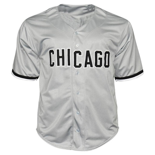 Carl Everett Signed Chicago Grey Baseball Jersey (Beckett)