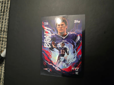 2025 Topps Chrome Football Tom Brady UV-6 Ultra Violet SSP CASE HIT 🔥 RARE