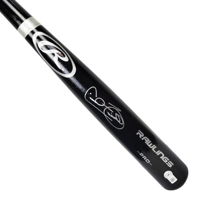 Cecil Fielder Signed Rawlings Black Baseball Bat (JSA)