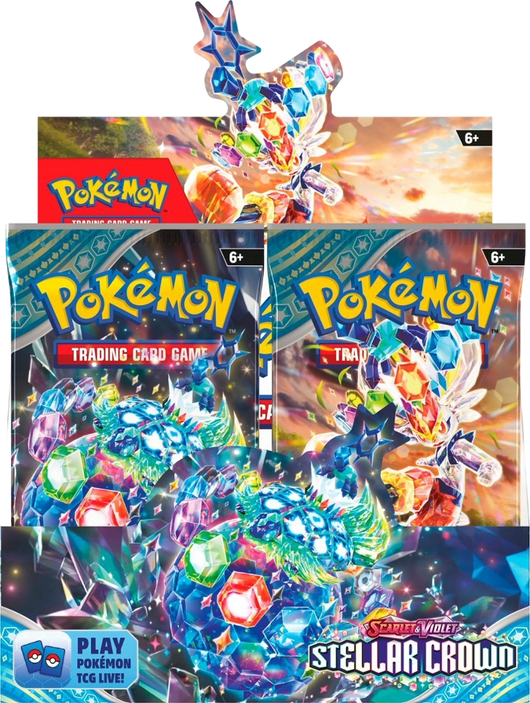 Stellar Crown Booster Boxes & Cases