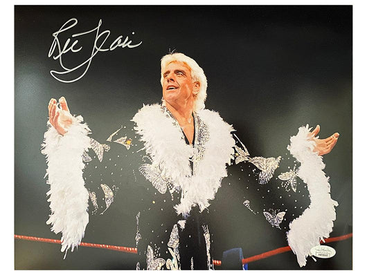 Ric Flair Signed 11x14 Wrestling Photo Pose 3 (JSA)