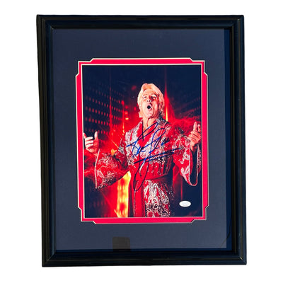 Ric Flair Signed Pose 2 Wrestling Framed 11x14 Photo (JSA)