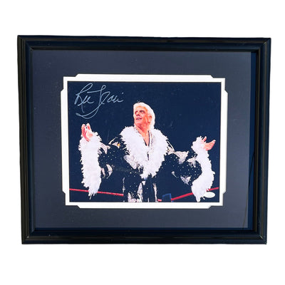 Ric Flair Signed Pose 3 Wrestling Framed 11x14 Photo (JSA)