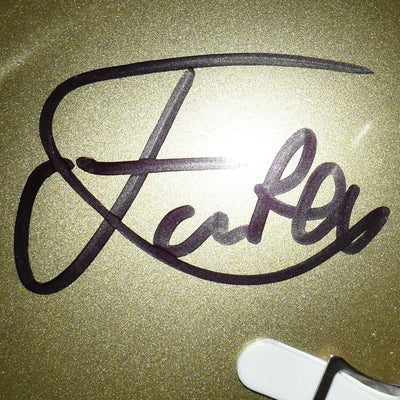 Isaiah Foskey Signed Notre Dame Fighting Irish Speed Mini Replica Football Helmet (JSA)