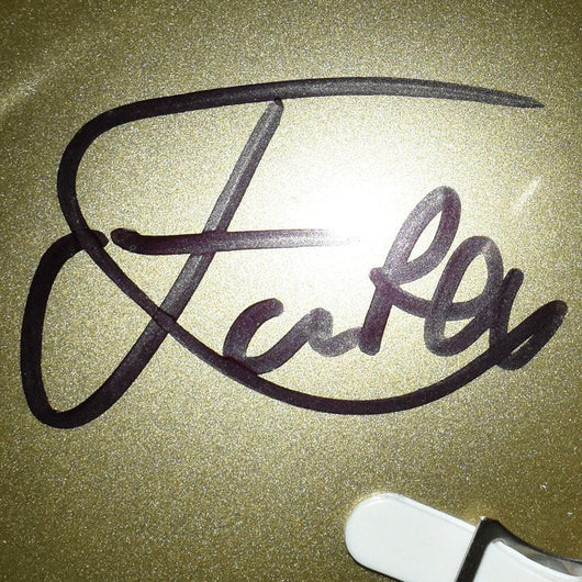 Isaiah Foskey Signed Notre Dame Fighting Irish Speed Mini Replica Football Helmet (JSA)