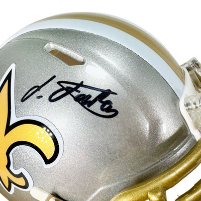 Isaiah Foskey Signed New Orleans Saints Flash Speed Mini  Football Helmet (JSA)