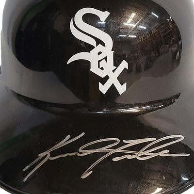 Keith Foulke Signed Chicago White Sox Souvenir MLB Baseball Batting Helmet (JSA)