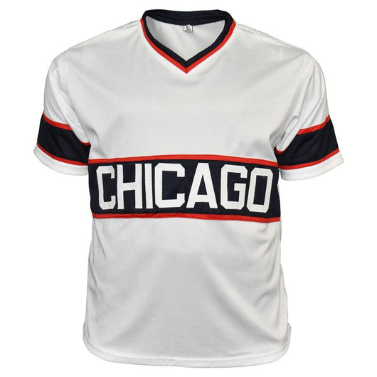 Keith Foulke Signed Chicago White Throwback Baseball Jersey (JSA)