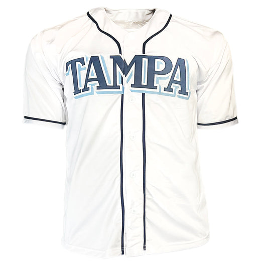 Wander Franco Signed Tampa Bay White Baseball Jersey (JSA)