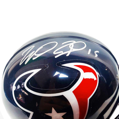 Will Fuller Signed Houston Texans Mini Football Helmet (Beckett)